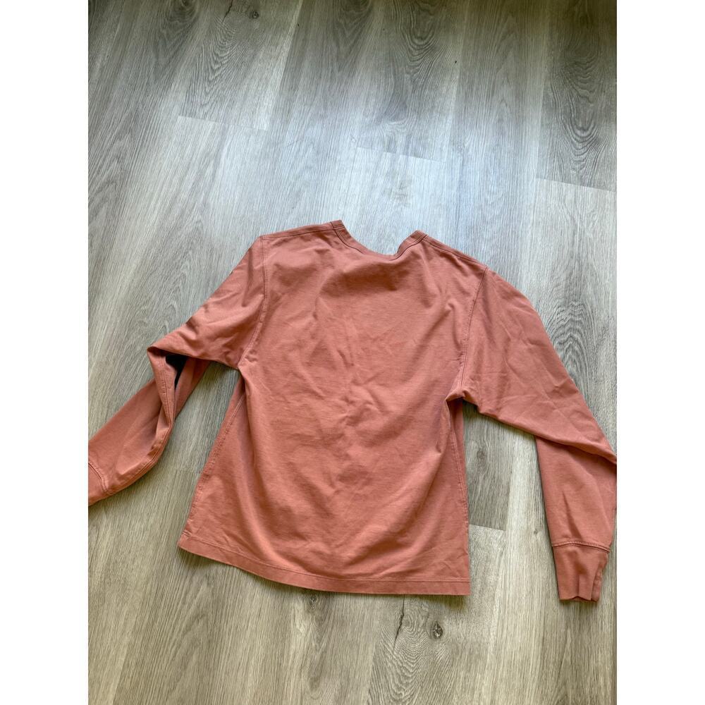 UNIQLO Womens Small Shirt Top Long Sleeve Crewneck Pullover Casual Stretch - Picture 4 of 4